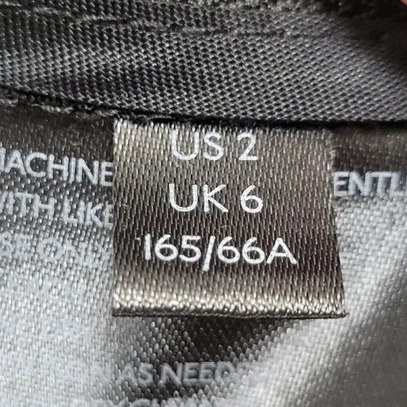 BY ANTHROPOLOGIE OB1096198 Black Zinnia High Rise Tulip Hem Pants Boho SIZE 2 - Picture 8 of 14